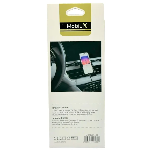 MobiLX M-X02 Lightning to 3.5mm AUX Ses Kablosu – iPhone Uyumlu, Stereo Ses Destekli, Altın Uçlu - 3