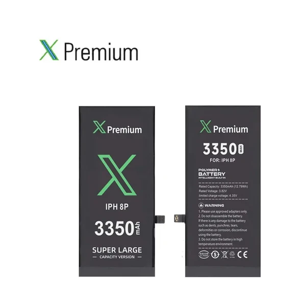 Xpremium iPhone 8 Plus Batarya Pil Süper Yüksek Kapasiteli Güçlendirilmiş 3350 mAh - 4