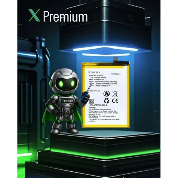 ​​Xpremium General Mobile GM 22 Batarya Pil Süper Yüksek Kalite 4900 mAh - 3