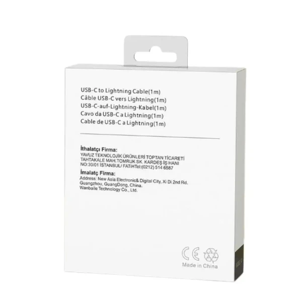 MobiLX PD 20W Type-C to Lightning iPhone Hızlı Şarj ve Data Kablosu (1m) - 3