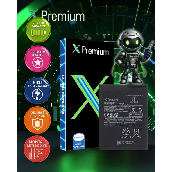 Xiaomi Mi 10T / Mi 10T Pro BM53 Batarya Pil Süper Yüksek Kalite 5000 mAh Xpremium ürün görseli 1