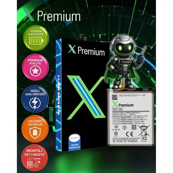 ​​​Xpremium Samsung A20e SM-A202 Batarya Pil Süper Yüksek Kalite 3000 mAh - 1