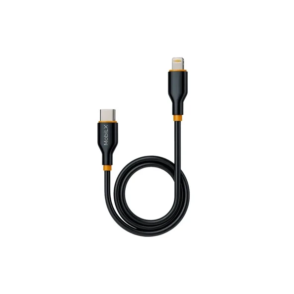 MobiLX MU-08 27W PD Silikon Type-C to Lightning Hızlı Şarj ve Data Kablosu (1m) - 4