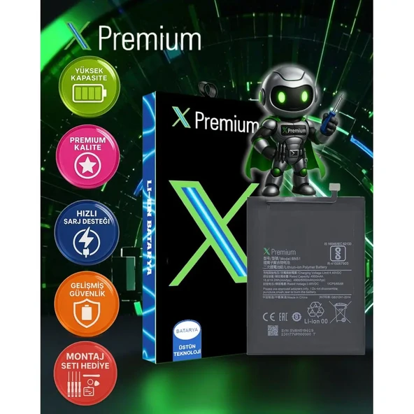 Xpremium Xiaomi Redmi 8 / Redmi 8A BN51 Batarya Pil Süper Yüksek Kalite 5000 mAh