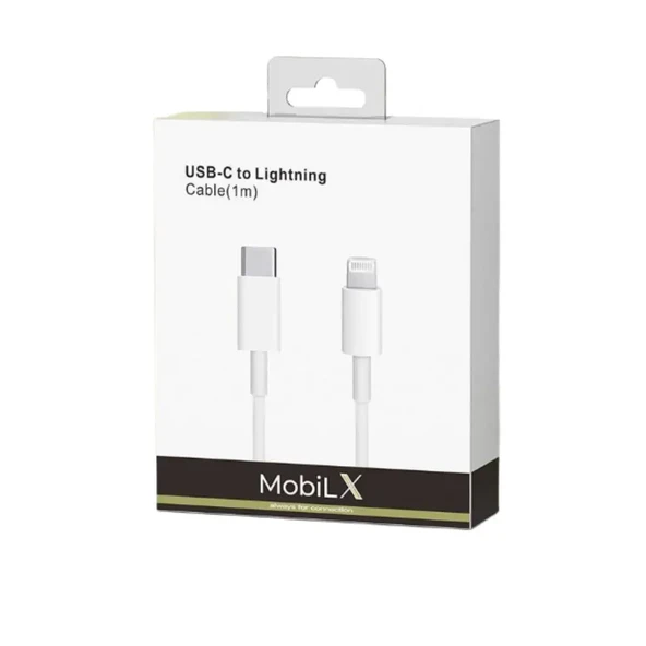 MobiLX PD 20W Type-C to Lightning iPhone Hızlı Şarj ve Data Kablosu (1m) - 2