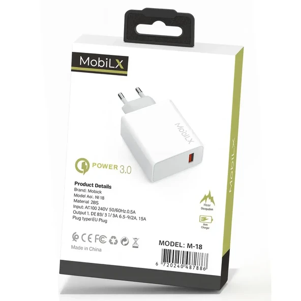MobiLX 67W Turbo Max Hızlı Şarj Aleti + Type-C USB Kablo - 3