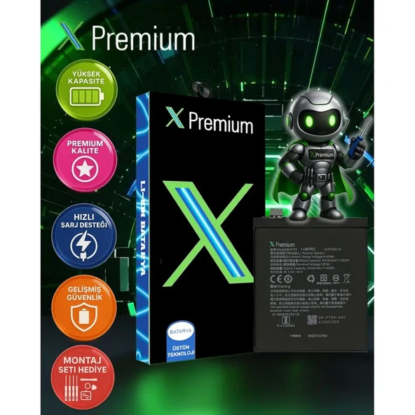 ​​Xpremium OnePlus 8 Pro Batarya Pil Süper Yüksek Kalite BLP759 - 1