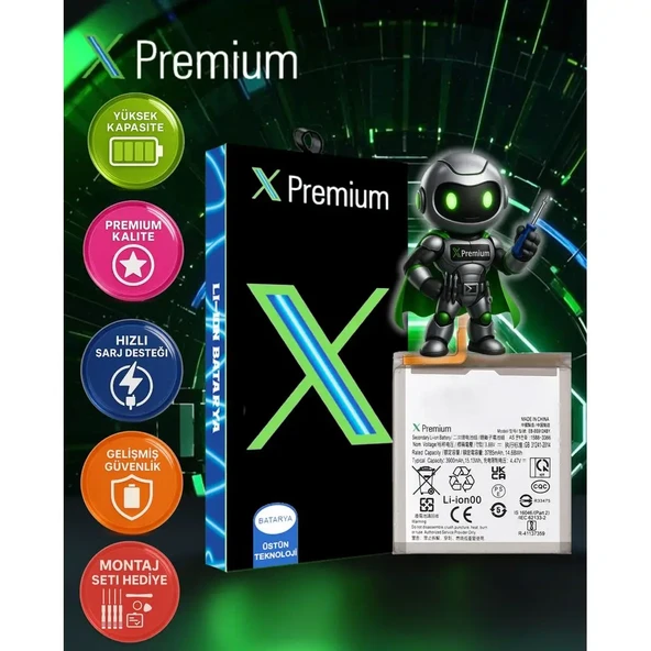 Samsung Galaxy S23 SM‑S911 Batarya – 3785 mAh Süper Yüksek Kapasiteli Güçlendirilmiş Pil - 1