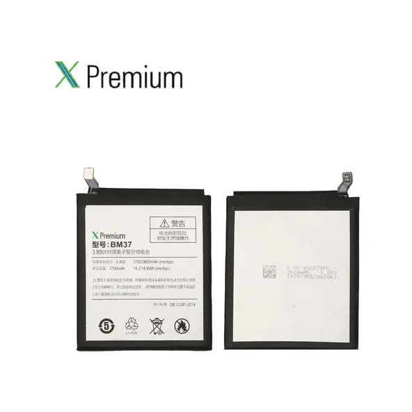 Xpremium ​​Xiaomi Mi 5s Plus BM37 Batarya Pil – Süper Yüksek Kalite 3700 mAh - 4
