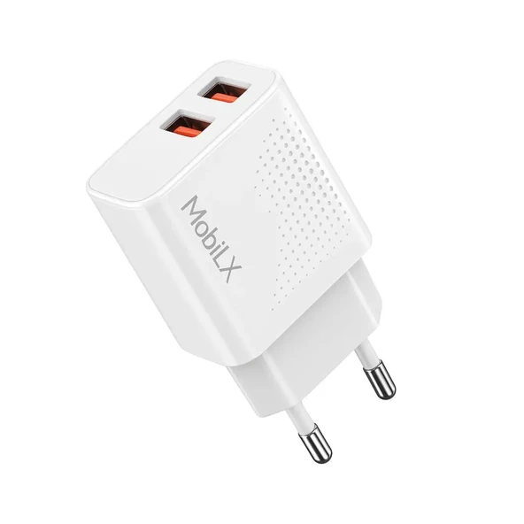 MobiLX 2.4A iPhone 8–14 Pro Max Uyumlu Hızlı Şarj Adaptörü + Lightning Kablo - 4