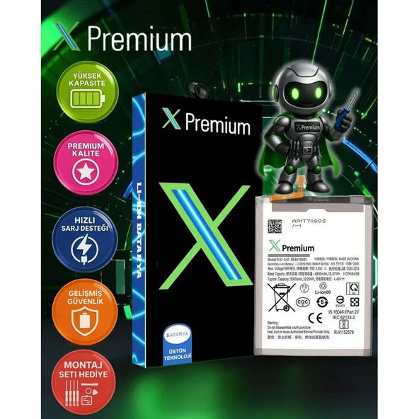 Xpremium Samsung A13 5G SM-A136 Batarya Pil Süper Yüksek Kalite 5000 mAh - 1