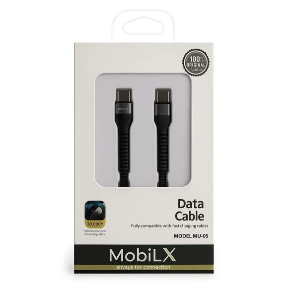MobiLX Type-C Hızlı Şarj Kablosu – 1.2 Metre | Model: MU-05 - 2