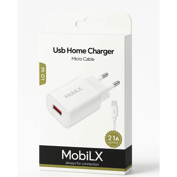 MobiLX M-04 2xUSB 2.4A Çift Çıkışlı Şarj Adaptörü | Samsung, Xiaomi, Oppo Uyumlu - 2