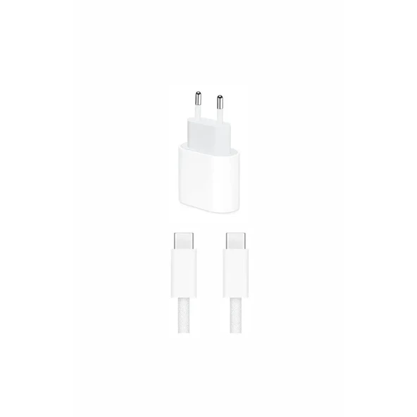 MobiLX M-21 iPhone 15 Pro Max Uyumlu 20W Type-C Hızlı Şarj Adaptörü + USB-C Kablo - 3