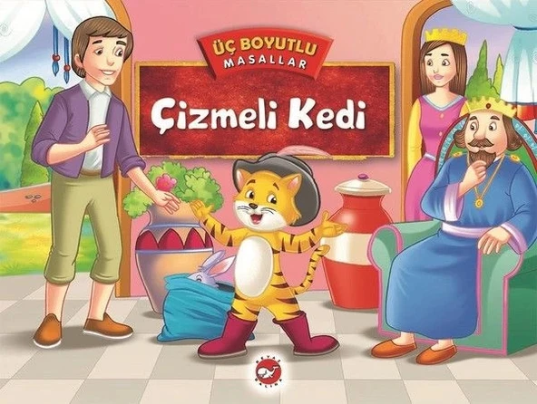 Üç Boyutlu Masallar - Çizmeli Kedi (Ciltli) ürün görseli