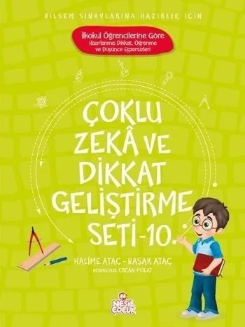 Çoklu Zeka ve Dikkat Geliştirme Seti (10 Kitap) ürün görseli