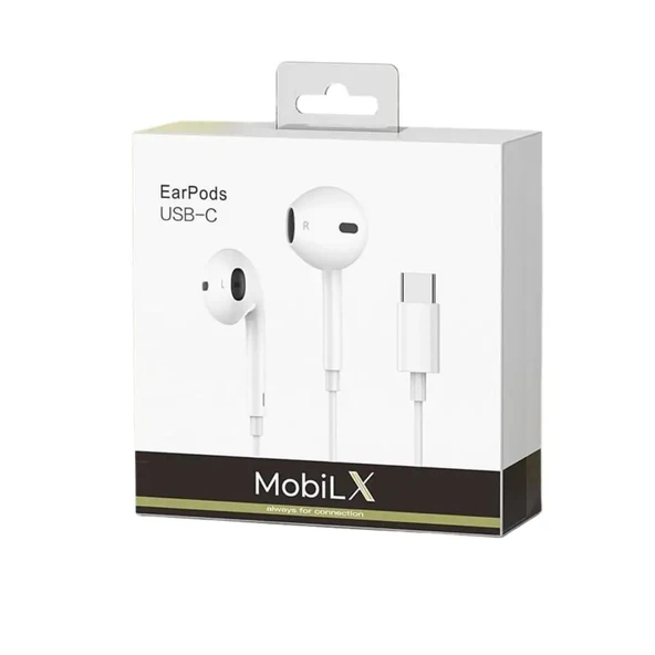 MobiLX iPhone 15/16 Type-C Kablolu Kulaklık – Orijinal Ses, Mikrofonlu, Tak-Çalıştır - 2