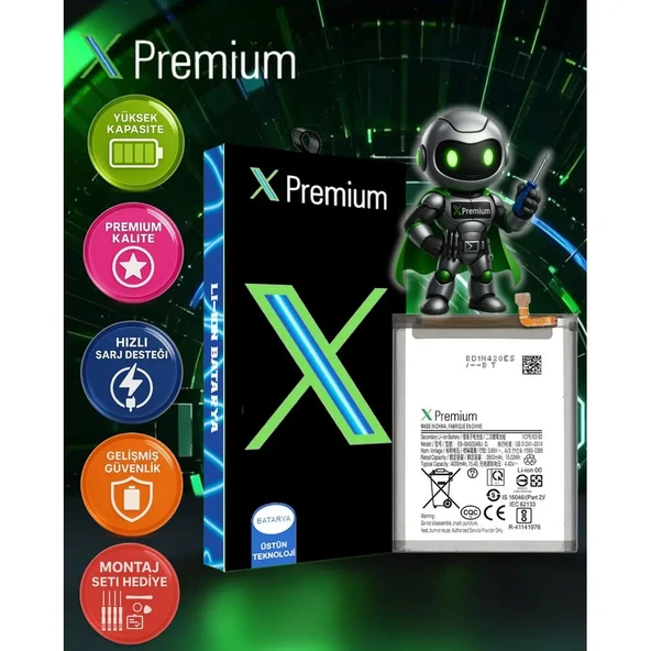 Samsung A20 A205 Batarya Pil Süper Yüksek Kalite 4000 mAh Xpremium - 1
