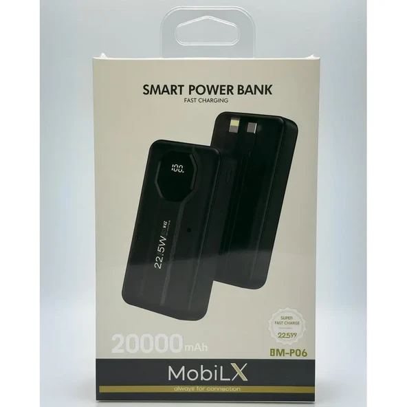 Mobilx 20000 mAh 22.5W Hızlı Şarj Powerbank - 1