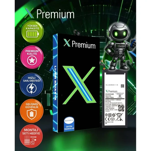 Xpremium Samsung S8 SM-G950 Batarya Pil Süper Yüksek Kalite 3000 mAh - 1