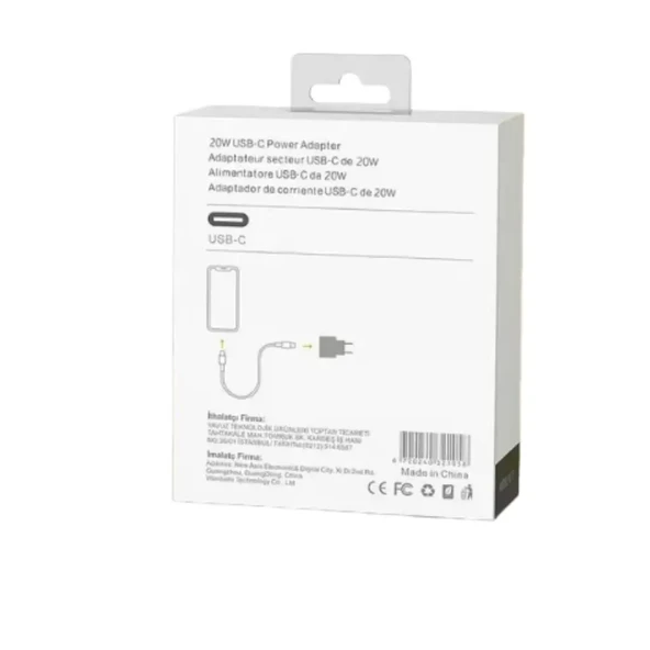 MobiLX 20W Type-C Hızlı Şarj Adaptörü | iPhone, Samsung, Xiaomi, Oppo, Huawei, Realme, Reeder Uyumlu - 3