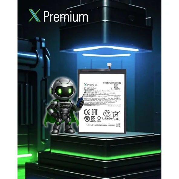 Xpremium Xiaomi Redmi Note 8 Pro BM4J Batarya Pil Süper Yüksek Kalite 4500 mAh - Resim 3