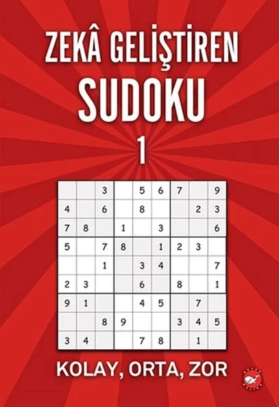 Zeka Geliştiren Sudoku 1 Kolay - Orta - Zor ürün görseli