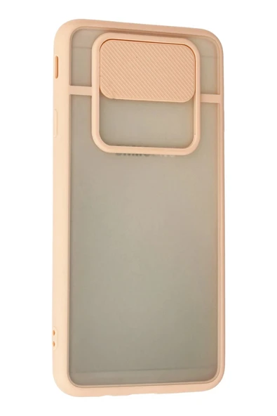 TNR Samsung Galaxy J7 Prime Kılıf Palm Buzlu Kamera Sürgülü Silikon - Pembe - 3