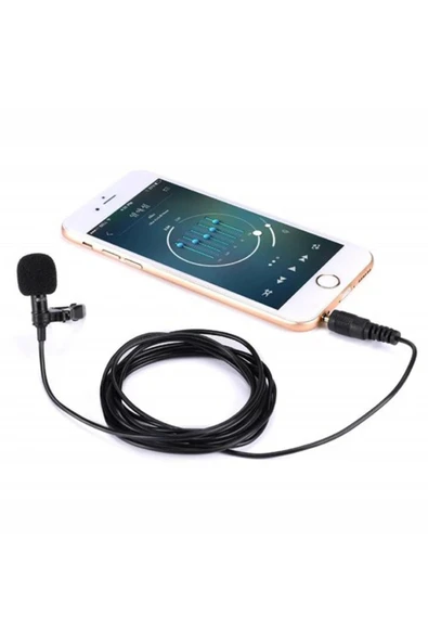 TNR 3.5mm Jak 1.5 Metre Double Mikrofon - Siyah - 2