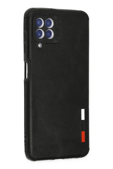 TNR Samsung Galaxy A22 Kılıf Loop Deri Silikon - Siyah - 2
