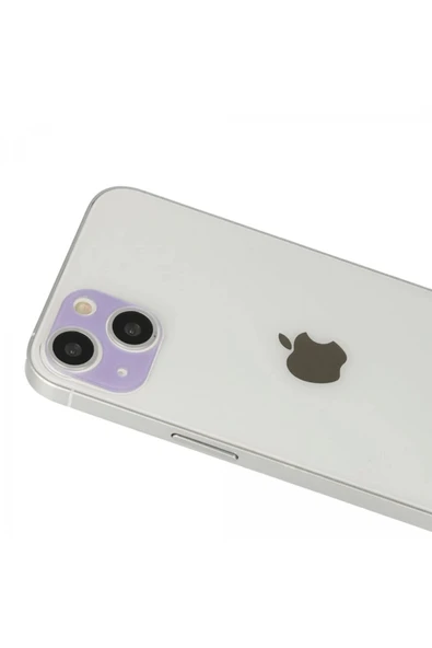 TNR iPhone 13 Rainbow Kamera Lens Koruma Cam - Mor