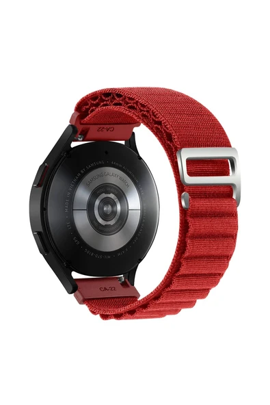 TNR Watch 20mm KR410 Kumaş Kordon - Kırmızı - 2