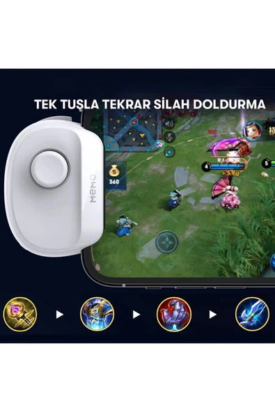 TNR Memo MB01 Oyun Tuşu - Beyaz - 5