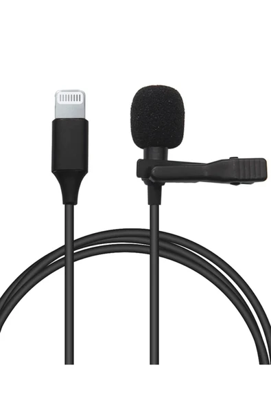 TNR Lightning 2 Metre Double Mikrofon - Siyah - 1