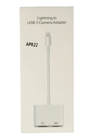 TNR APR22 Iphone Otg 2in1 - Beyaz - 3