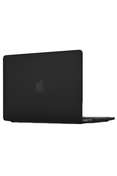 TNR Macbook Pro 16.2 2021 Macbook Buzlu Kapak - Siyah