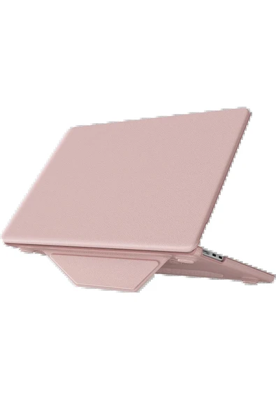 TNR Macbook Air 15 2024 Macbook Deri Kapak - Pembe
