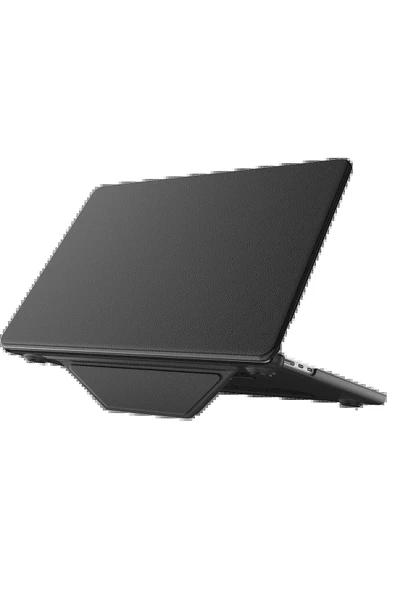 TNR Macbook Air 15 2024 Macbook Deri Kapak - Siyah