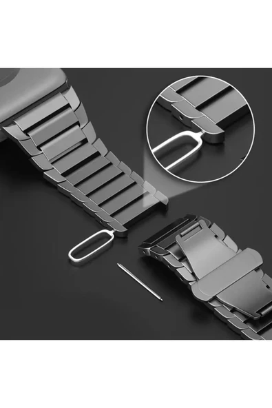 TNR Apple Watch 42mm KR413 Fine Steel Kordon - Gold - 4