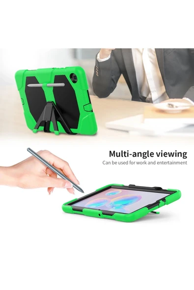 TNR Samsung Galaxy Tab A7 10.4 Kılıf Griffin Tablet Kapak - Yeşil - 7