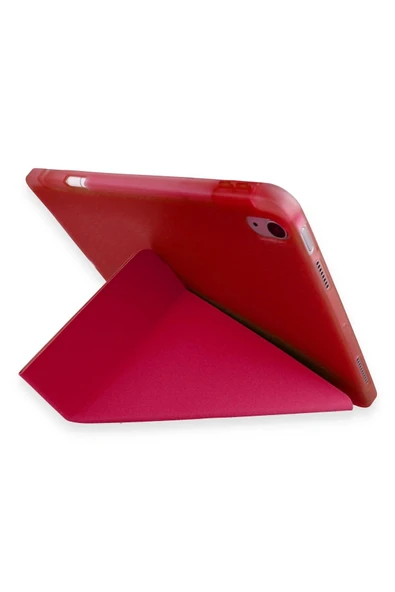 TNR Xiaomi Pad 6 Kılıf Kalemlikli Mars Tablet Kılıfı - Kırmızı - 6