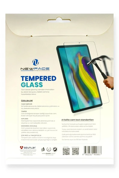 TNR Universal 6.8 Tablet Cam Ekran Koruyucu - 2
