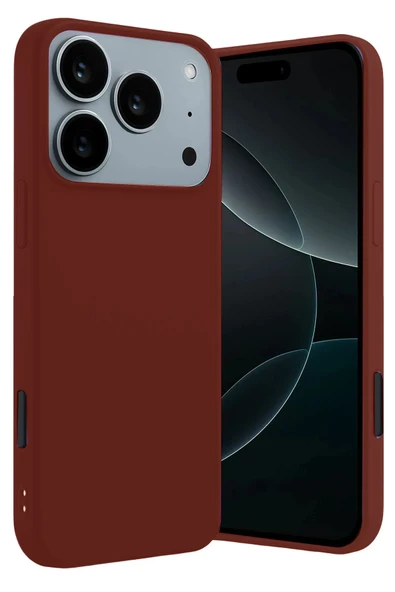 TNR Apple iPhone 17 Pro Max First Silikon - Bordo - 3