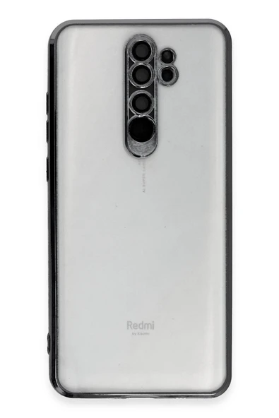 TNR Xiaomi Redmi Note 8 Pro Kılıf Lensli Silikon - Siyah - 2