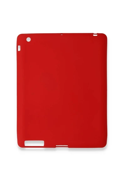 TNR iPad 4 9.7 Kılıf Evo Tablet Silikon - Kırmızı