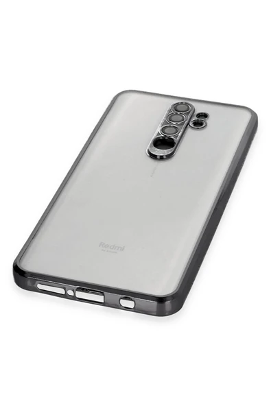 TNR Xiaomi Redmi Note 8 Pro Kılıf Lensli Silikon - Siyah - 4