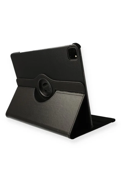 TNR iPad Pro 11 (2020) Kılıf 360 Tablet Deri Kılıf - Siyah - 1