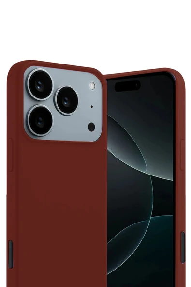 TNR Apple iPhone 17 Pro Max First Silikon - Bordo - 1