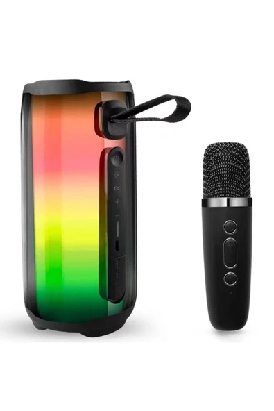 TNR Pluse 5 Mikrofonlu RGB Kablosuz Hoparlör - Siyah ürün görseli