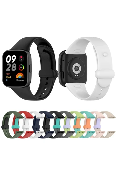 TNR Xiaomi Redmi Watch 3 Origin Silikon Kordon - Turkuaz - 3